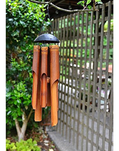 Cohasset Gifts 132 Cohasset Bamboo Wind Chime, Small Plain A 1