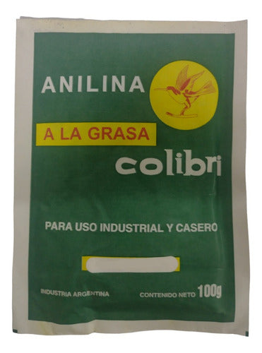 Anilina A La Grasa Colibri X 100 Grs Rojo Fuerte 0