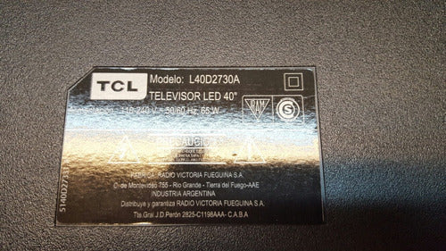 Modulo Wify Tcl L40d2730a Nuevo 2