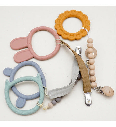 Baby Teething Silicone Textured Gum Massager Teether 33