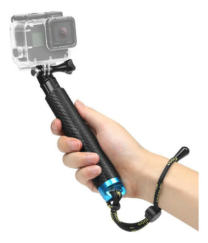 Bastao Retratil Monopod Portatil 19-49cm Para Gopro 4