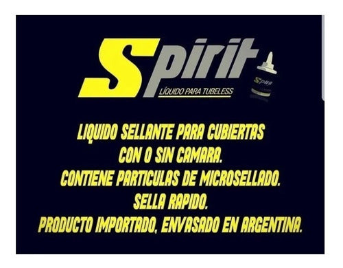 Liquido Tubeless Sellador Spirit - Con O Sin Camara - Salas 1