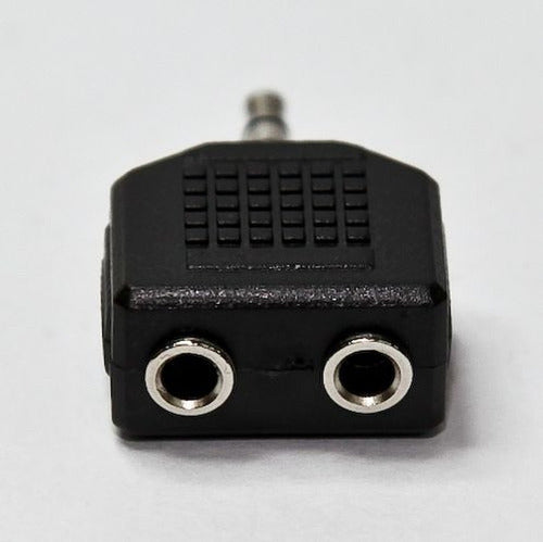 Adapter Plug 3.5 mm to 2 Female Stereo Headphone X 4u by High Tec Electronica 5
