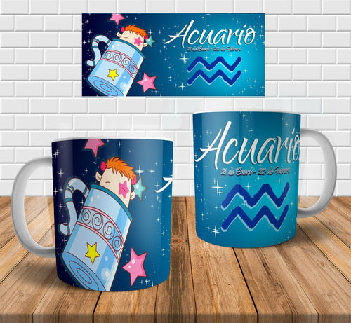 Imprimi Kits Plantillas Tazas Signos Zodiaco Cute Sublimar Sublimación 1