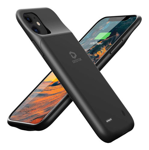 Destek Battery Case for iPhone 11, 4500mAh Black 0