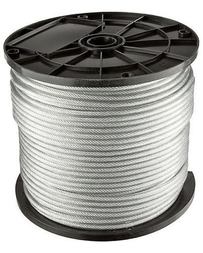 Cable Acero Galvanizado 3mm 6x7 Rollo 20mts Envio Gratis 0