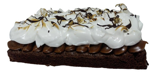 Merengues y Moras Torta Brownie Con Dulce De Leche Y Merengue 1