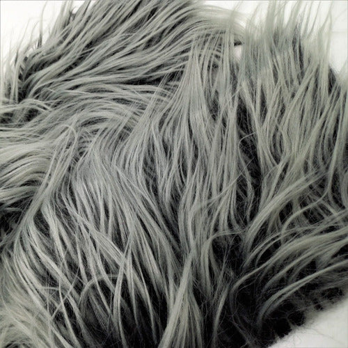 Meir&Group Bicolor Long Hair Faux Fur Fabric / 1.60 Width Excellent Quality 2