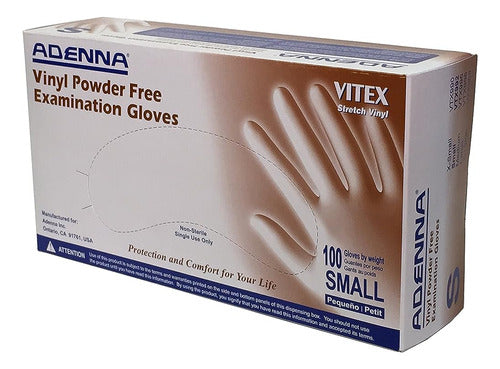 Adenna VTX992 Vitex 4 Mil Vinyl Powder Free Exam Gloves 0