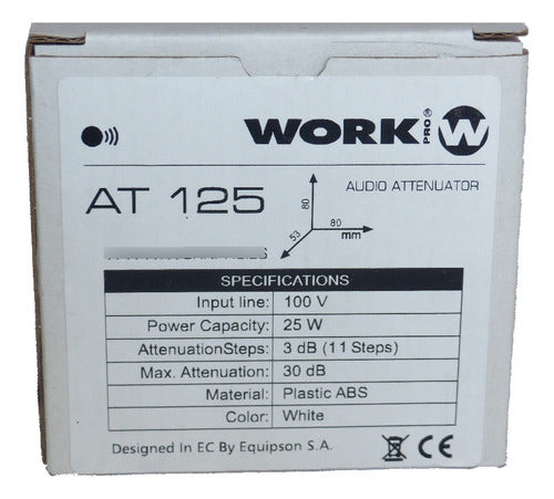 Atenuador De Volumen Work At125 2