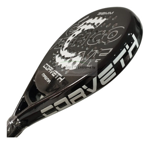 Corveth Magma 3K Full Carbon Padel Paddle + Grip + Protector! 1