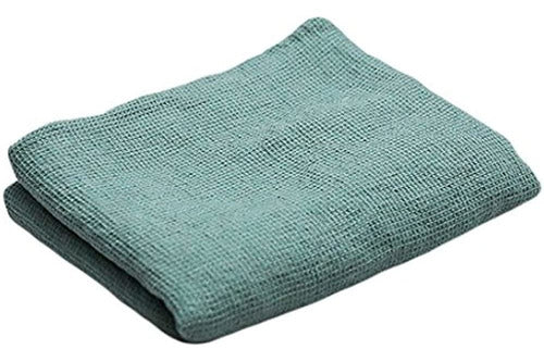 Linenme Lino Waffle Toalla De Baño Lavada 30 X51 , Spa Green 0