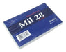 Mil28 Lined Index Cards N°2 - Pack of 100 Units 0