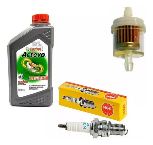 Service Kit Honda Wave S 110 Aceite Bujia Filtro Coyote 0