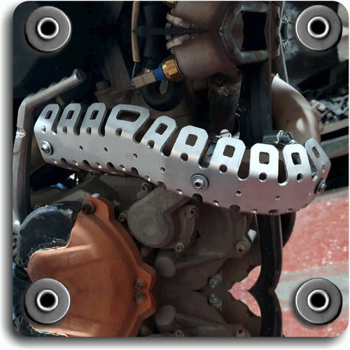 BM Racing KTM SXF 350 2011-2015 Exhaust Protector 4