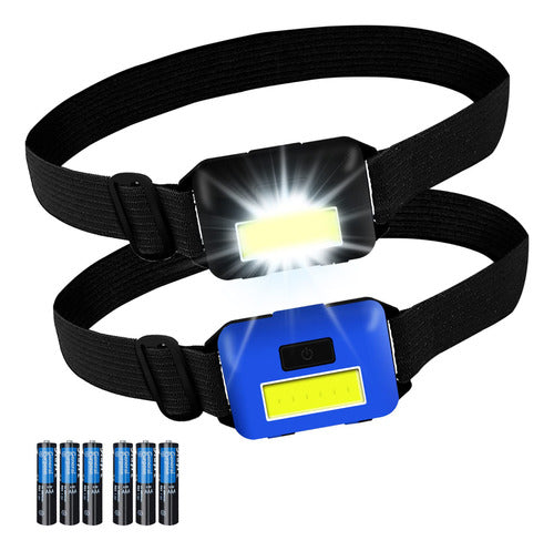 Adjustable LED COB Miner Headlamp White Light 1