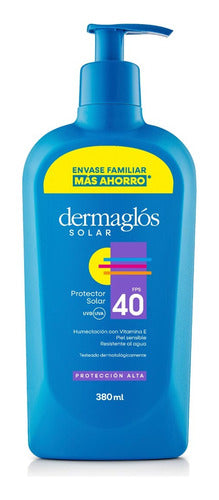 Dermaglós Protector Solar FPS 40 Emulsion x 380 ml 0