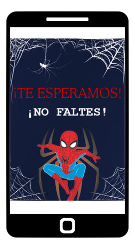 Lotus Designs Video Birthday Invitation - Spiderman - Hombre Araña 4