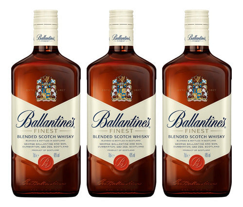 Whisky Ballantine's Scotch 700ml x3 Zetta Bebidas 0
