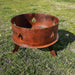 Round Garden Fire Pit. Cylinder Fire Pit. Ideal for Outdoor Use 4