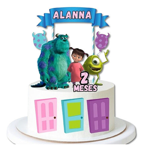 Toppers Cake Adorno Para Torta Monster Inc Boo 0