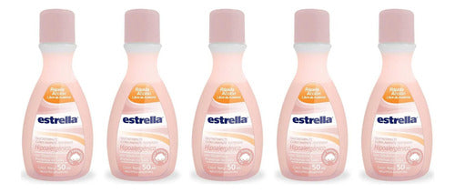 Estrella Pack X5 Hypoallergenic Nail Polish Remover 50ml 0