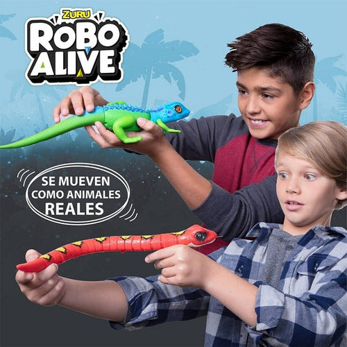 Zuru Nuevo Lagarto Original Juego Juguete Real Reptil Que Camina 4