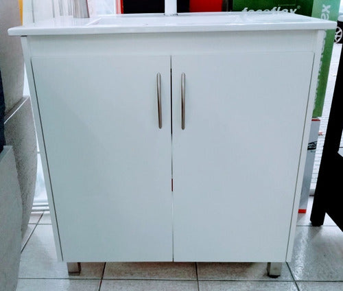 Mueble Para Baño Melamínico Blanco 0