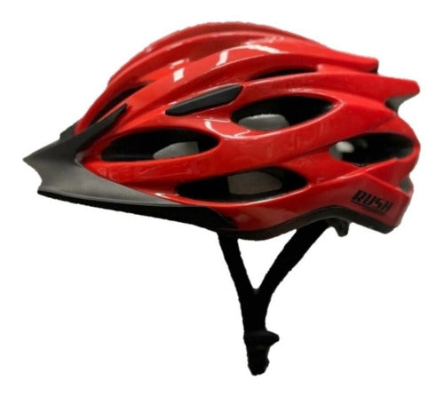 Rush XT-1 Bicycle Helmet Red - GKMOTOS 0