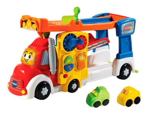 Camión Porta Coches Vtech Con 2 Mini Tut Tut Bólidos 1