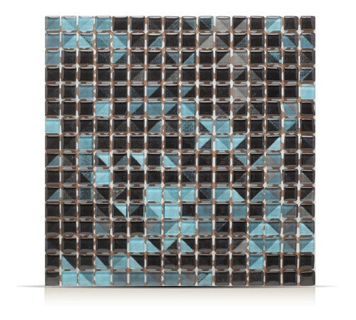 Acuarela City Turquesa Glass Mosaic 29.7x29.7 cm 1st Quality 0