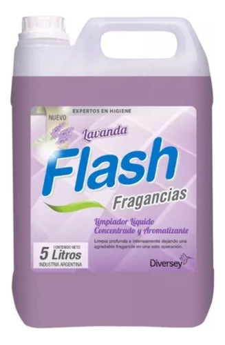 Flash Liquid Floor Cleaner Lavender 5 Liters 0