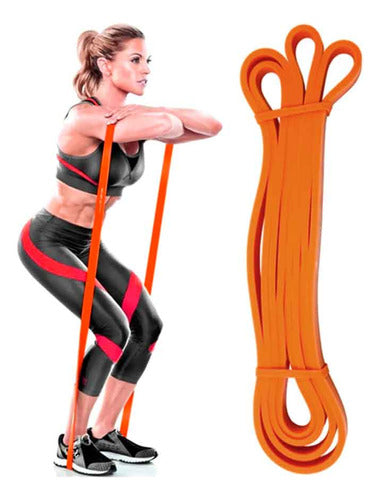 Banda Elástica 100% Látex Para Ejercicio Fitness 44mm Ub 0