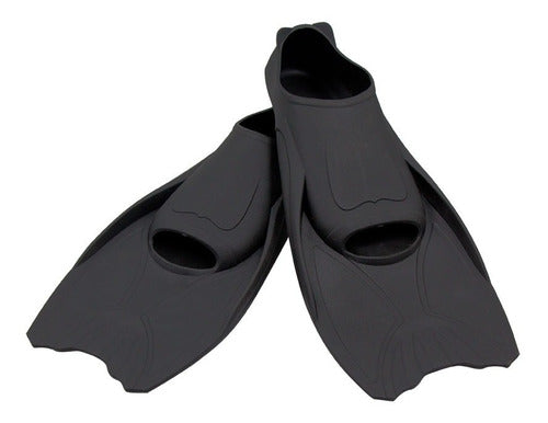 Patas De Ranas Par Natacion Negro Talle Xl 43-45 Meiso 3