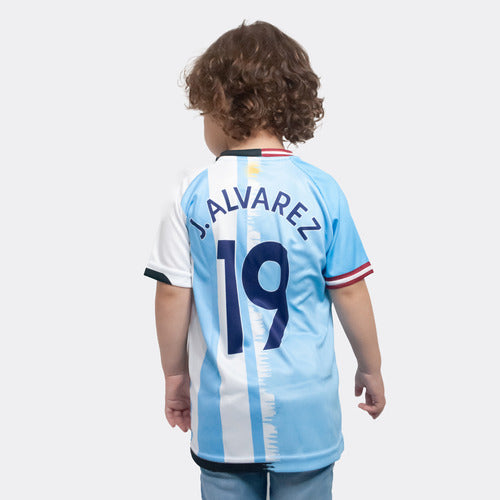 J.Alvarez (Miti-Miti) Manchester City - Argentina Children's T-Shirt 5