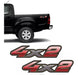 Par De Adesivos 4x2 Toyota Hilux 2009 2010 2011 2012 2013 0