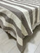 Karina Echt Tusor Striped Queen Bedspread Vison White 1