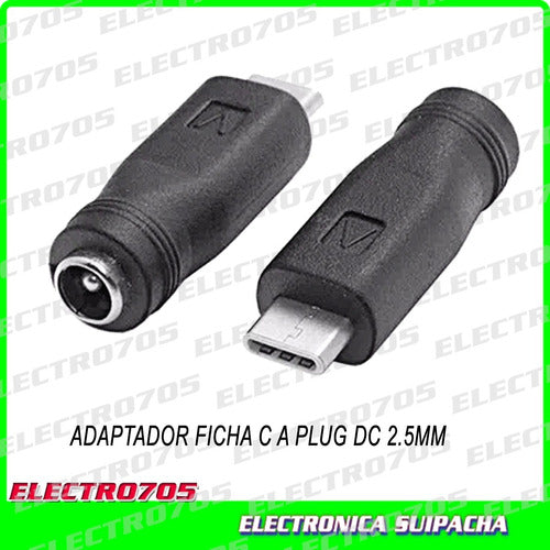 USB Type C to DC 5.5 x 2.1mm Jack Adapter 2