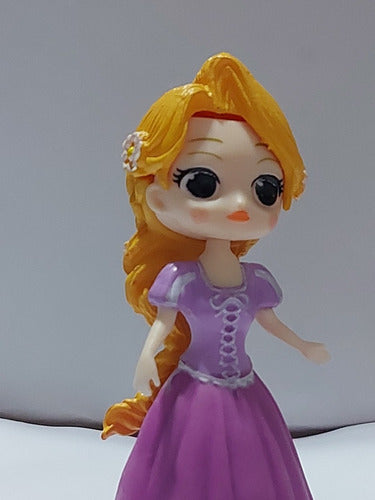 Princesa Mini Figura Colección Decoración Rapunzel 4