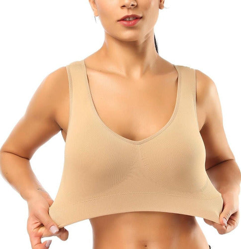 Generic Seamless Sports Bra Pack of 2 - Super Special Size 0