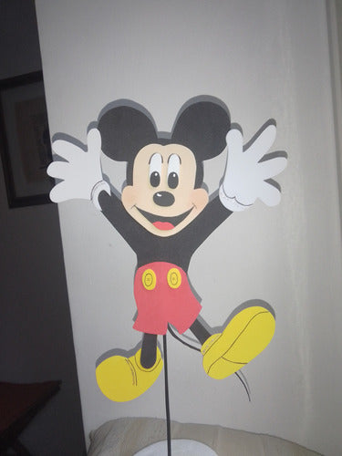 Adorno Pinche Torta - Mickey - Goma Eva 22 Cm X 14 Cm 0