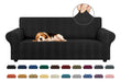 Funda Elástica Almohadones Sillón Grande 200-238cm X3 Negro 0