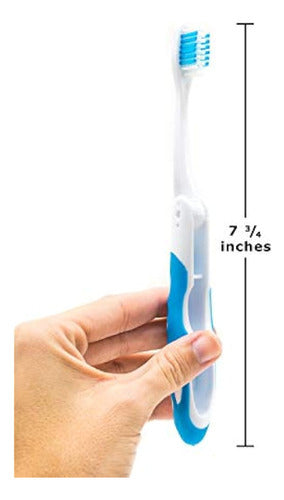 Lingito Travel Toothbrush, Folding Feature 4