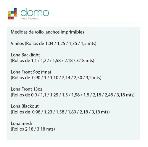 Lona Fina 9oz Impresa Metro Cuadrado Plotter De Impresion 4