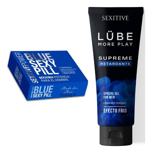 Sexitive Gel Intimo Lubricante Sexitive 130ml + Blue Sexy Pill Regalo 6