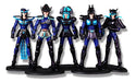 Figuras Caballeros Del Zodiaco Set X5 Caballeros Negros Pvc 0