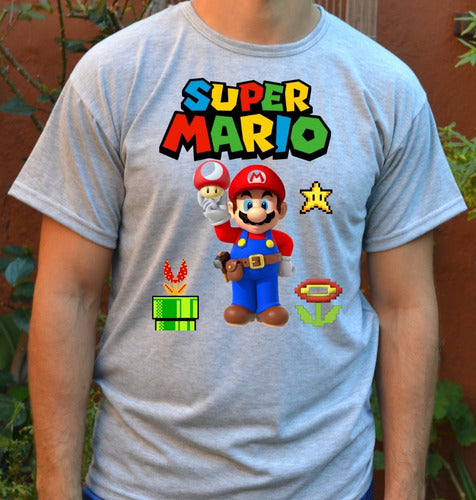 T-shirt - Super Mario Bros - 8 Bits Retro 2