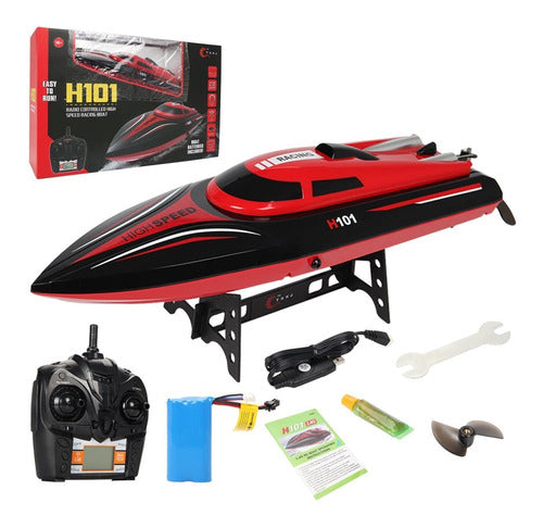 H101 2,4 G Rc Alta Velocidad Racing Barco 180 º Flip Radio C 0