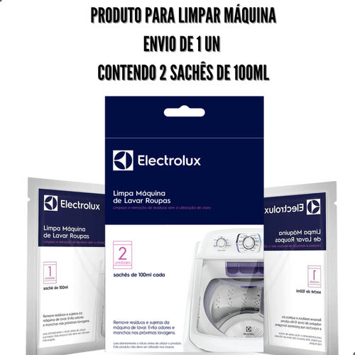 Limpa Máquina De Lavar Roupas Original Electrolux 2 Unidades 80000723 2