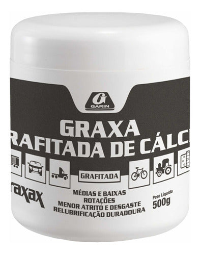 Kit Bomba De Graxa 500g Manual Mais Grafitada Calcio 500g 1